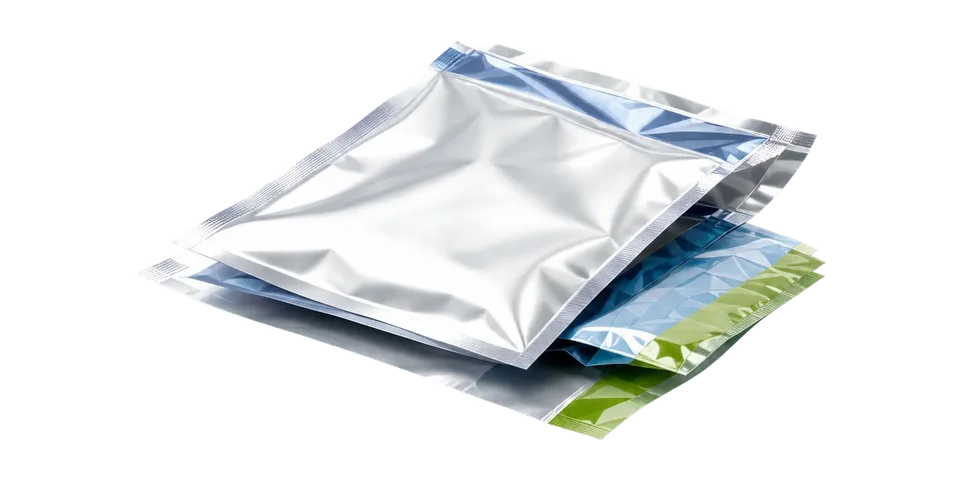 Stack of reflective multilayer packaging films